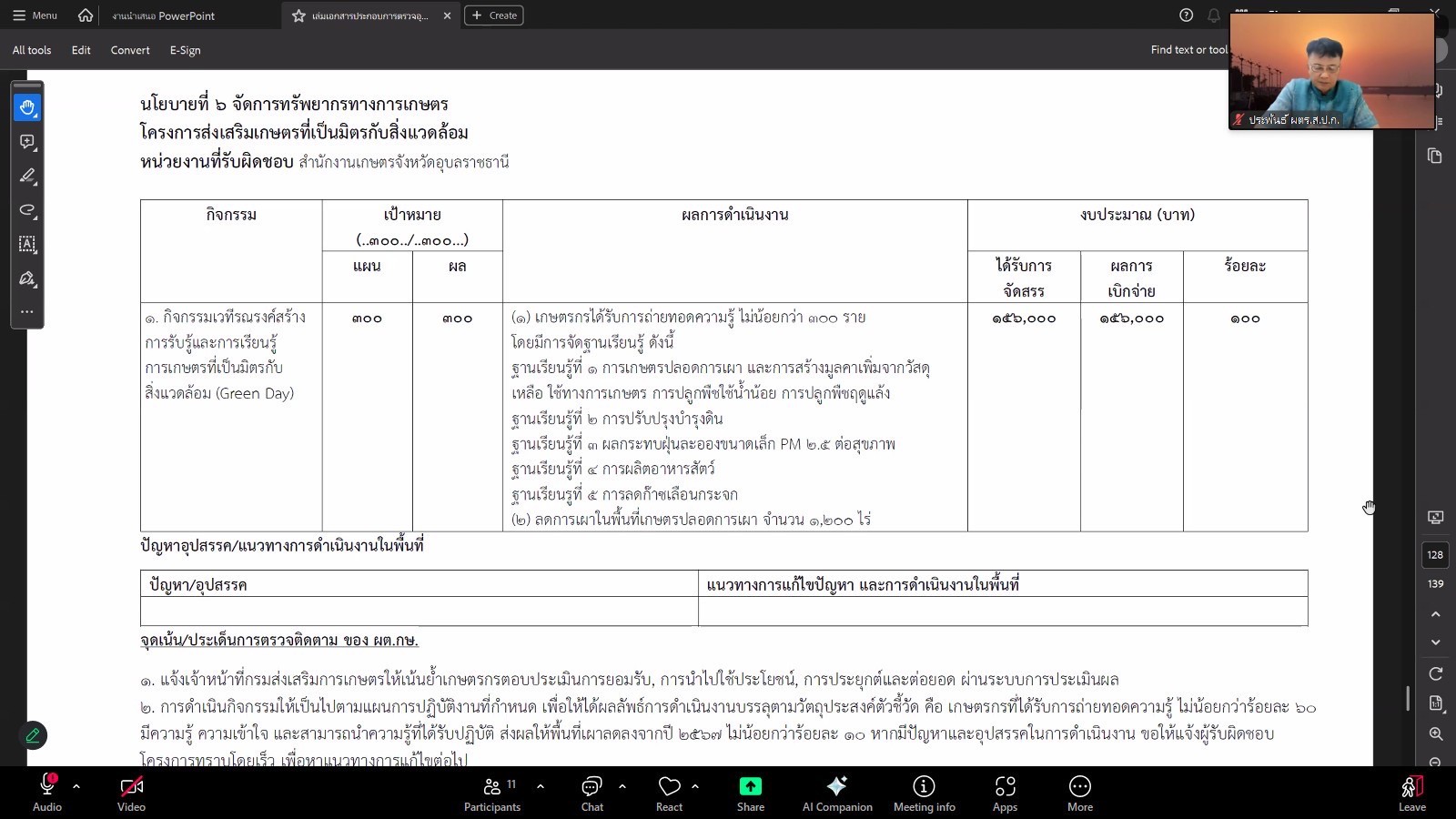 title - ผู้ตรวจราชการกรม ประชุมร่วมกับ ผู้ตรวจราชการกระทรวงเกษตรและสหกรณ์ เขตตรวจราชการที่ 14 รอบที่ 1 จังหวัดอุบลราชธานี